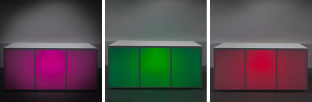 Location buffet lumineux housse en lycra