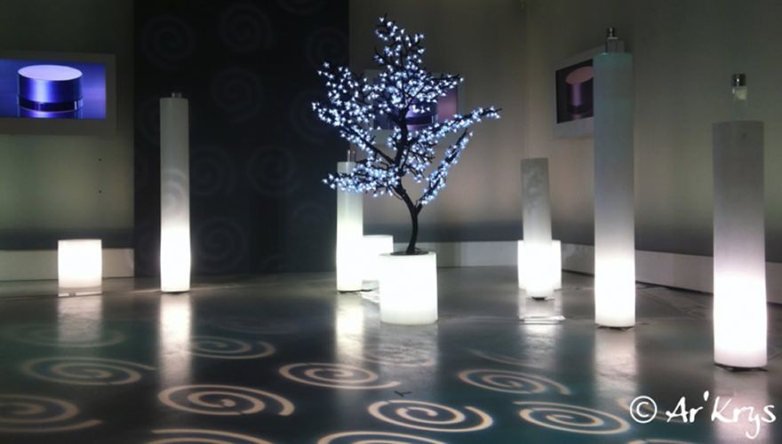 Location colonne lumineuse