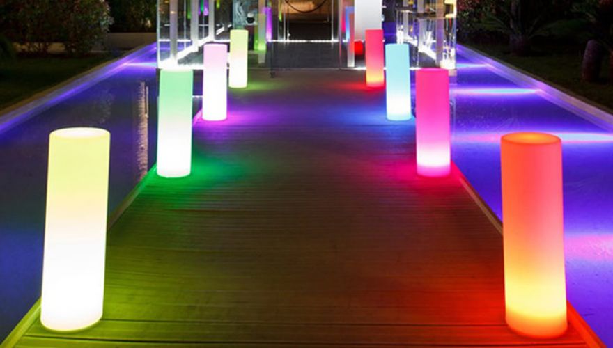 Location colonne lumineuse